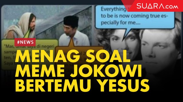 Menag Tak Mau Tanggapi soal Meme Jokowi Bertemu Yesus