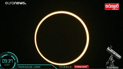 Último eclipse do ano oferece "anel de fogo"