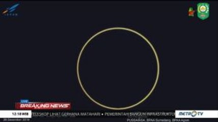 Detik-detik Gerhana Matahari Cincin di Siak