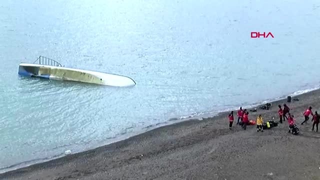 Van gölü'nde kaçakları taşıyan tekne battı 7 ölü-6