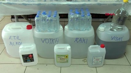 İzmir polisi, sahte alkol üretenlere göz açtırmıyor