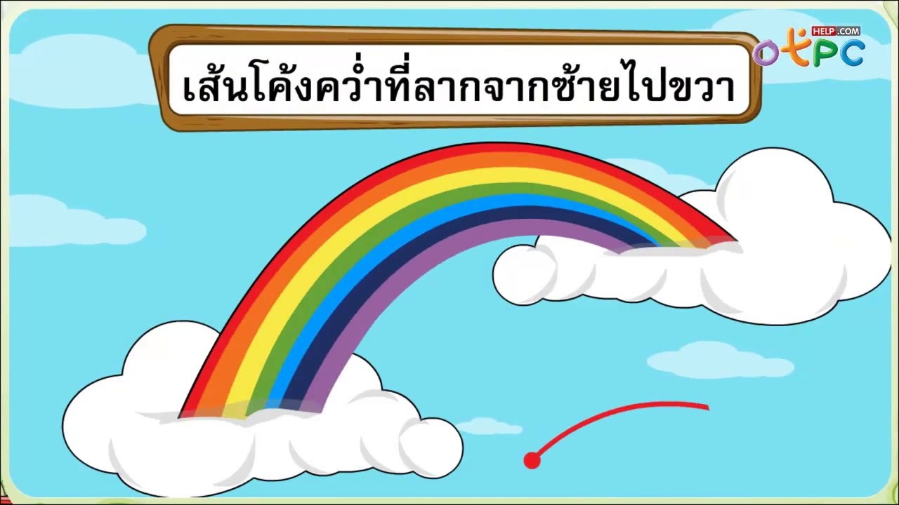 การลากเส้น ลีลามือ - สื่อการเรียนการสอน คณิตศาสตร์ ป.1