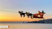 Watch: Santa On His Flying Sleigh Spotted In Switzerland