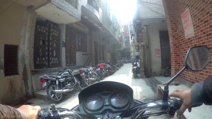 I RIDE MY BIKE AROUND MY LOCAL STREET AND ROAD