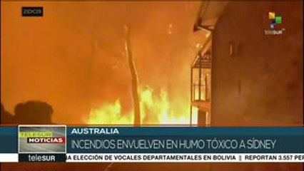 Australia: incendios causan humo tóxico y ola de calor en Sydney