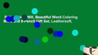 Full version  NIV, Beautiful Word Coloring Bible and 8-Pencil Gift Set, Leathersoft,