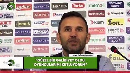 Okan Buruk: "Güzel bir galibiyet oldu, oyuncularımı kutluyorum"
