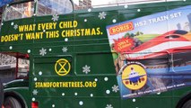 'Springwatch' presenter Chris Packham dons Santa suit and joins Extinction Rebellion for anti-HS2 protest