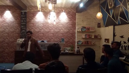 First Open Mic Poetry || Akash Kothari