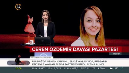 CEREN ÖZDEMİR DAVASI PAZARTESİ BAŞLIYOR