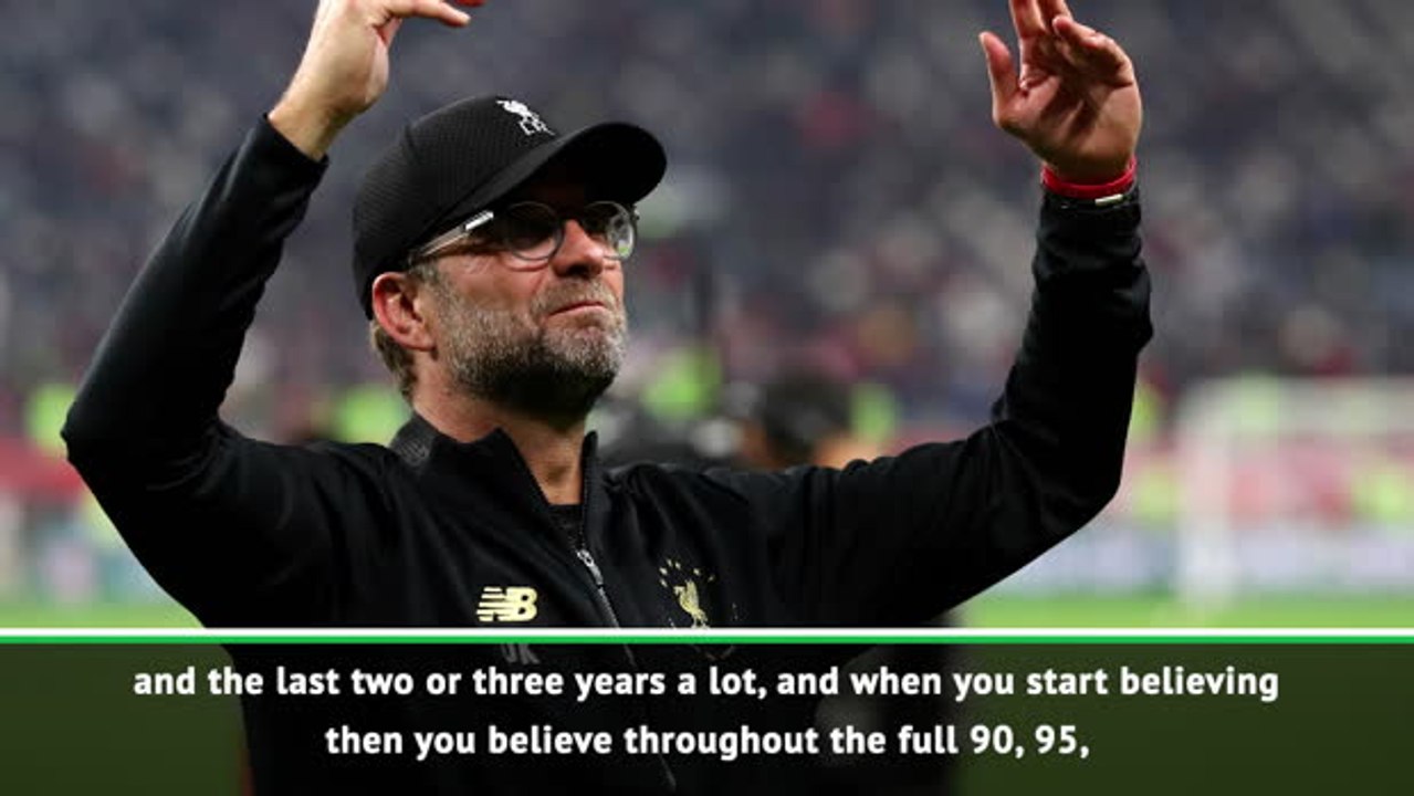 Liverpool don't want to score late goals - Klopp