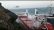 Rescatados los 12 tripulantes de un carguero que, desde anoche, permanece varado en la costa de Cerdeña