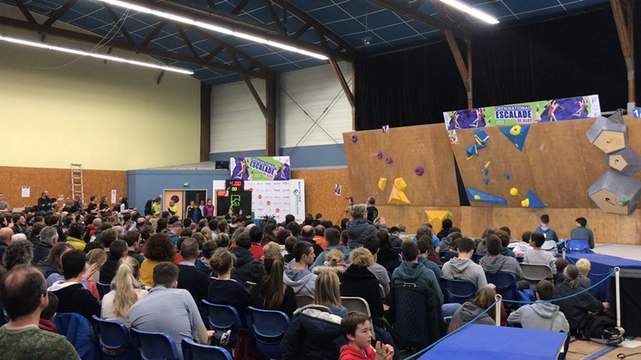 Au cœur de la finale de l’open national d’escalade de bloc 2019