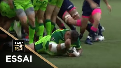 TOP 14 - Essai Siegfried FISI'IHOI (SP) - Paris - Pau - J11 - Saison 2019/2020