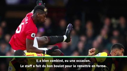 18e j. - Solskjaer : "Le seul point positif : Pogba"