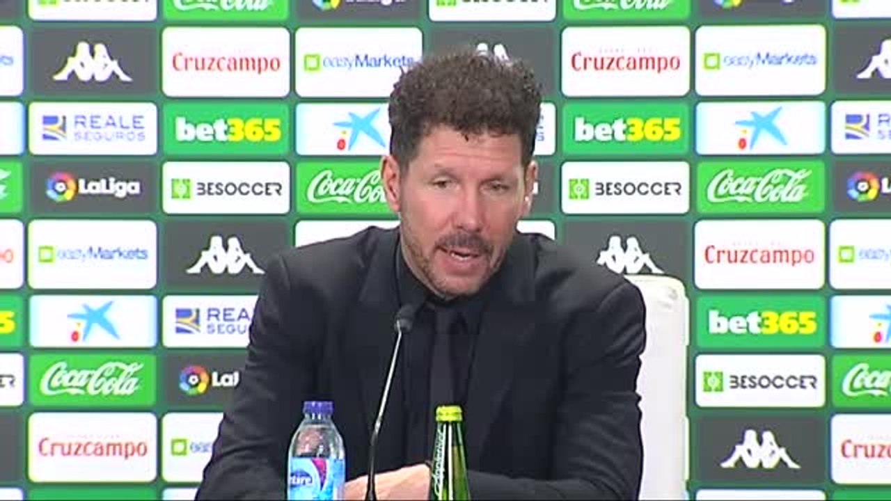 Simeone: "Nos llevamos un partido muy importante y necesario"