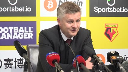 FOOTBALL: Premier League: Manchester United post-match reaction (Solskjaer)