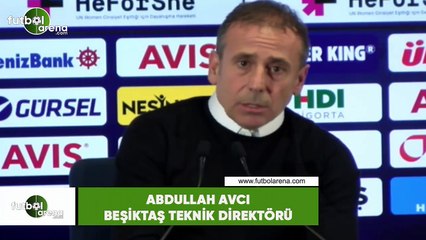 Abdullah Avcı: "Bugün oynadığımız oyun karışıktı"