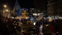 Supercoppa Lazio - I tifosi a Ponte Milvio (parte 2)