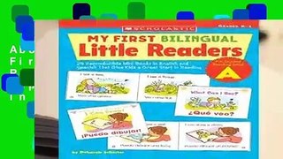 About For Books  My First Bilingual Little Readers: Level a: 25 Reproducible Mini-Books in English