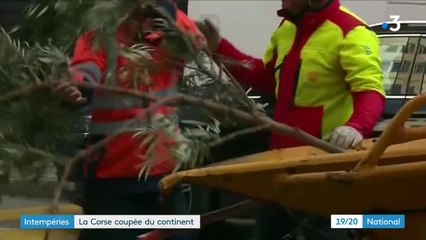 Intempéries : la Corse coupée du monde