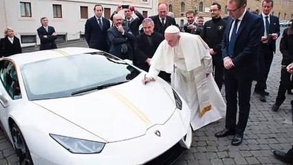 Vendido por 700.000 euros el Lamborghini Huracán del Papa Francisco