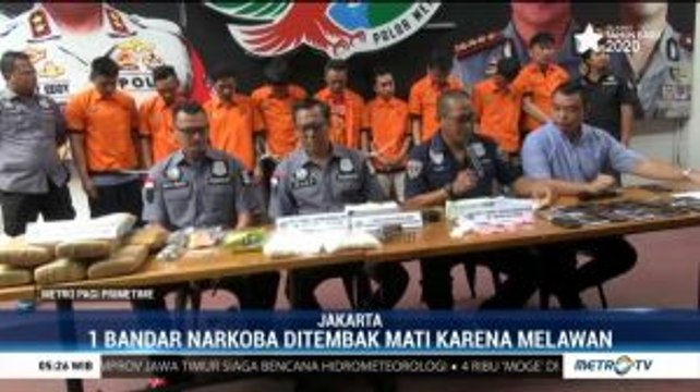 10 Bandar Narkoba Jaringan Lapas Dibekuk, Satu Orang Ditembak Mati