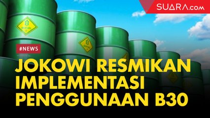 Jokowi Resmikan Implementasi Penggunaan B30