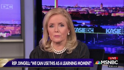 Debbie Dingell doesn't want to get into a war with Trump -- she just wants to grieve her husband in peace