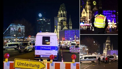 Two held as Berlin Christmas market evacuated three years after ISIS truck killed 12