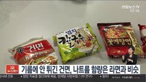 기름에 안 튀긴 건면, 나트륨 함량은 라면과 비슷