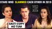 Kangana Ranaut, Salman Khan, Taapsee Pannu | Bollywood Stars SLAM Each Other In 2019