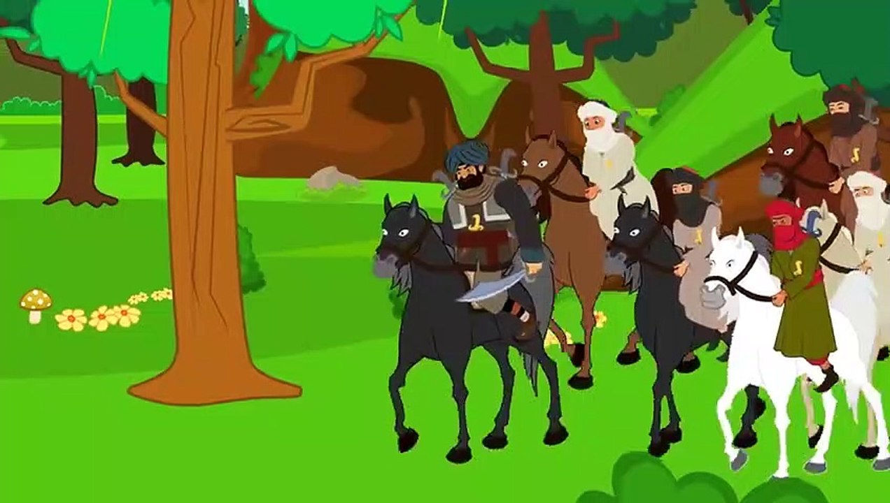 Ali Baba ve 40 Haramiler Çizgi Film - Türkçe Masallar - Turkish Fairy Tales - Masal Dinle