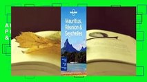 About For Books  Lonely Planet Mauritius, Reunion & Seychelles  Review