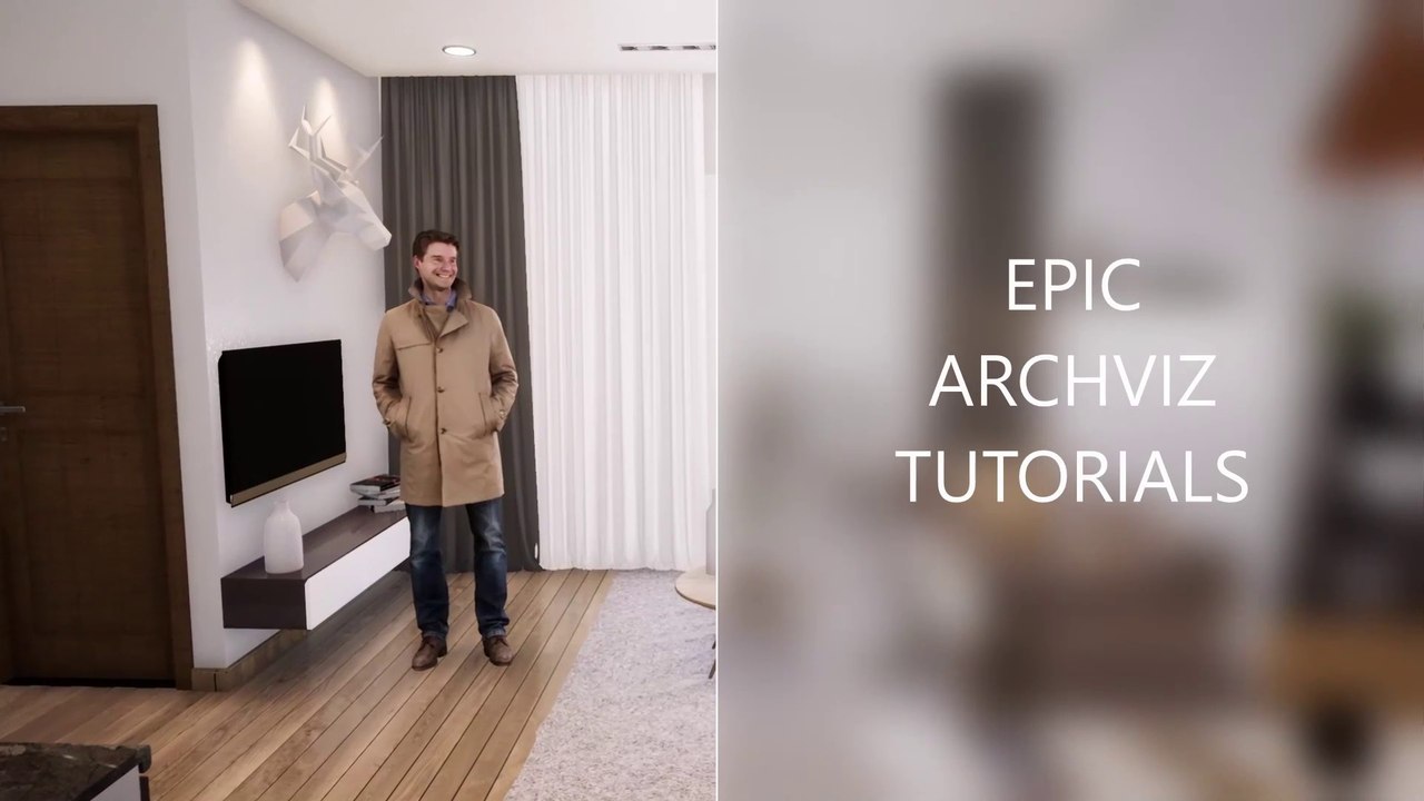 Twinmotion - making photo realistic interior daylight scene tutorial.
