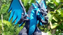 MEGA CHARIZARD X DIY !! _ Pokémon Mega Charizard X sculpting using clay _ polymer clay tutorial ( 1080 X 1920 )mix