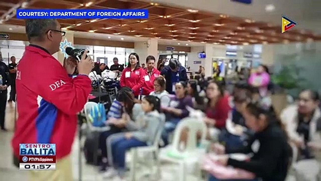 Nasa 30 distressed OFWs mula Lebanon, nakabalik na sa bansa