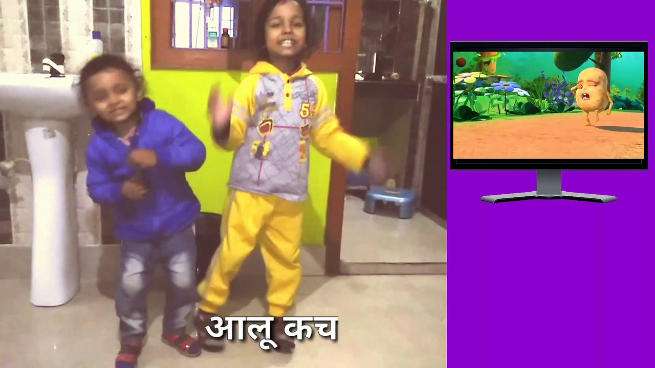 Aalu kachalu beta kaha gaye they Poem । आलू कचालू बेटा कहां गए थे ।Phonic nersery rhymes for children । poem for kids