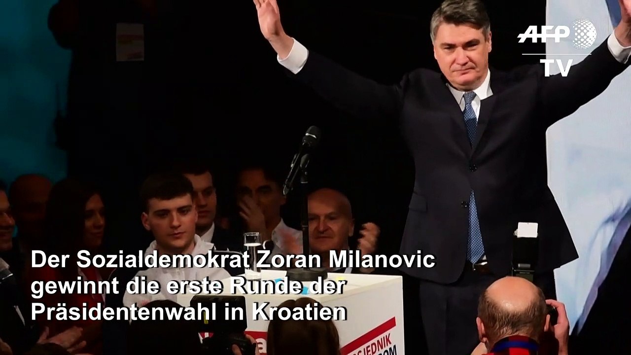 Kroatien: Stichwahl um Präsidentenamt am 5. Januar