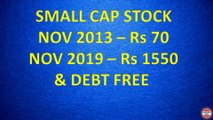 Small cap share given 22 time return in 6 years | multibagger stocks 2020 India latest profit
