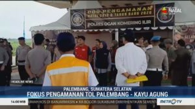Polda Sumsel Siapkan Posko Pengamanan dan Pelayanan Jelang Natal dan Tahun Baru