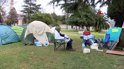 İbb önündeki fayton protestosu 5. gününde