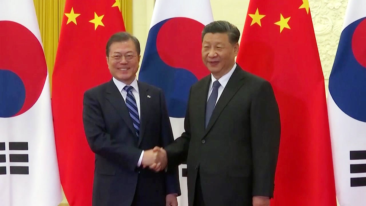 中 관영 매체 "한중 정상, 한반도 문제 대화 해결 일치" / YTN