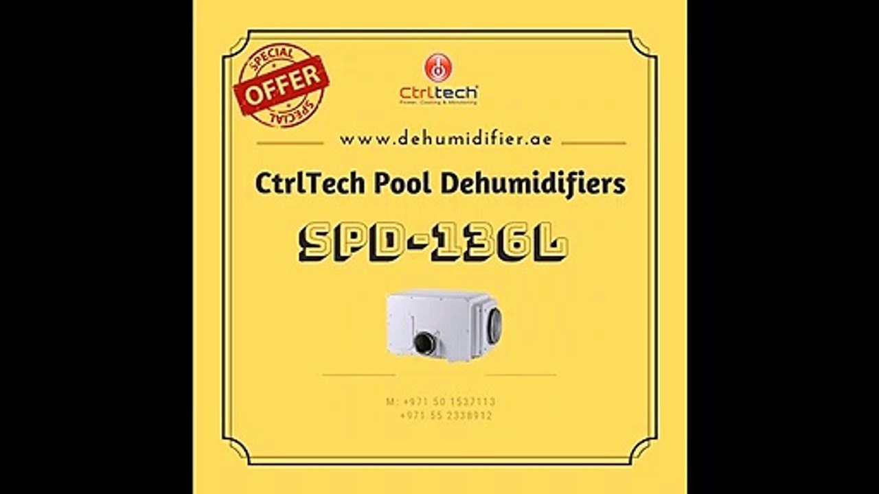 Swimming pool Dehumidifier sale in UAE Oman Qatar Saudi ARabia - Small