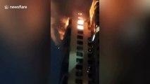 Apartment fire kills family of six in southern China