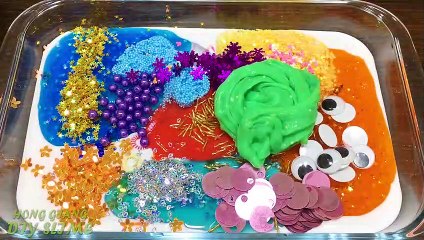 Mixing Random Things into GLOSSY Slime | Slime Smoothie | Satisfying Slime s #675