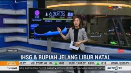 Jelang Libur Natal, IHSG Menguat dan Rupiah Melemah Tipis