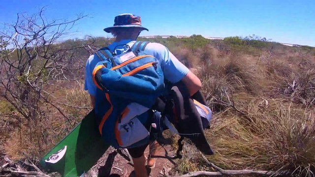 Kitesurfing on a Pink Lagoon
