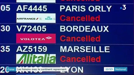 Corse : les transports encore perturbés