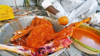 street_food_in_balochistan | gold_stuffed_lamb_insane_bbq_meat